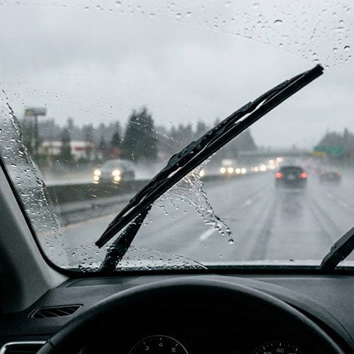 秋の長雨対策！視界不良を防ぐ「撥水ワイパー」の選び方と交換タイミング。